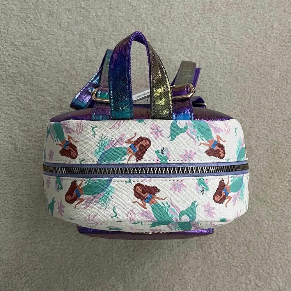 Bioworld Disney Live Action The Little Mermaid Ariel AOP Mini Backpack